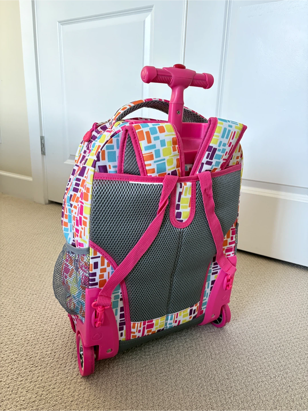 J World Rolling Backpack - Pink - photo 4