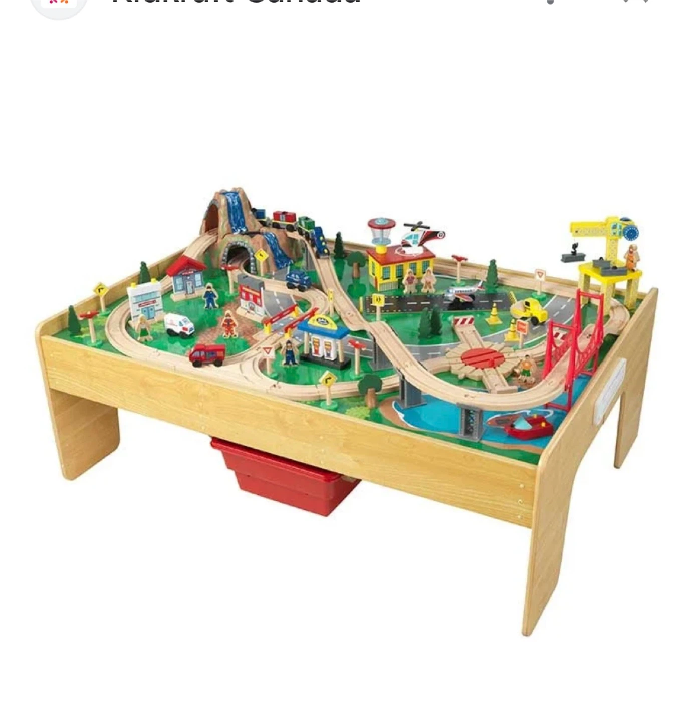 🧩 KidKraft Wooden Play Table