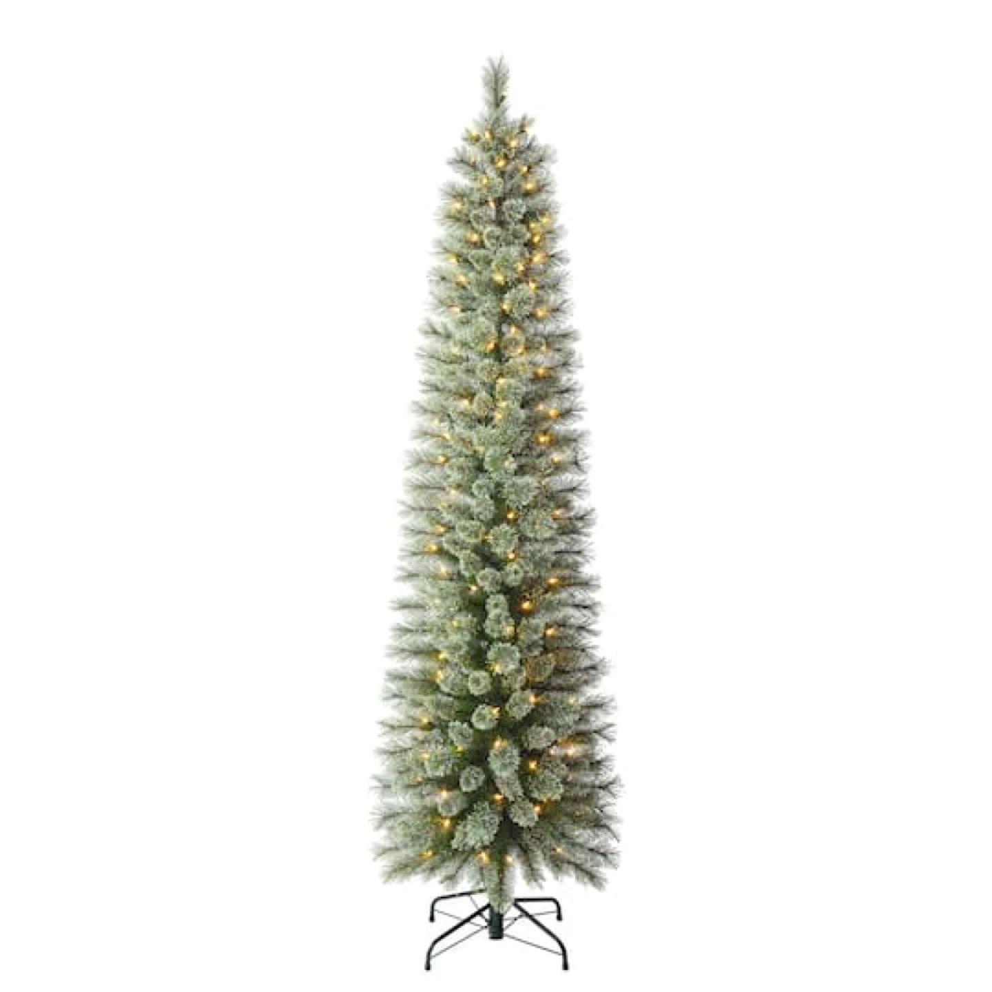 7ft. Pre-Lit Cashmere Pencil Artificial Christmas Tree - photo 2