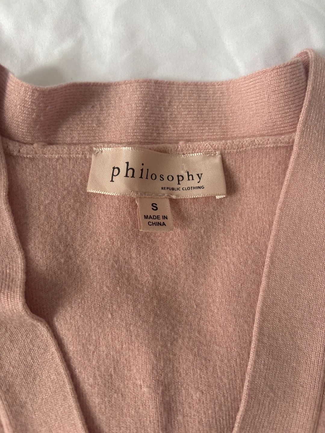 Pink Cardigan with Pearl Buttons - photo 2