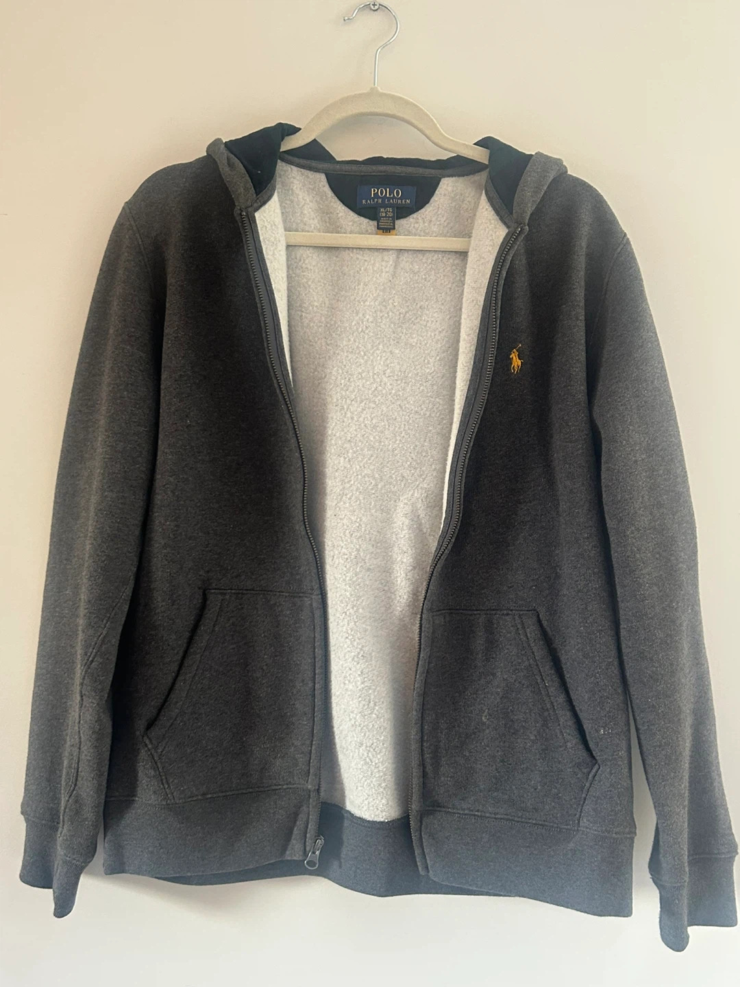 Polo Ralph Lauren Gray Hoodie - Size M