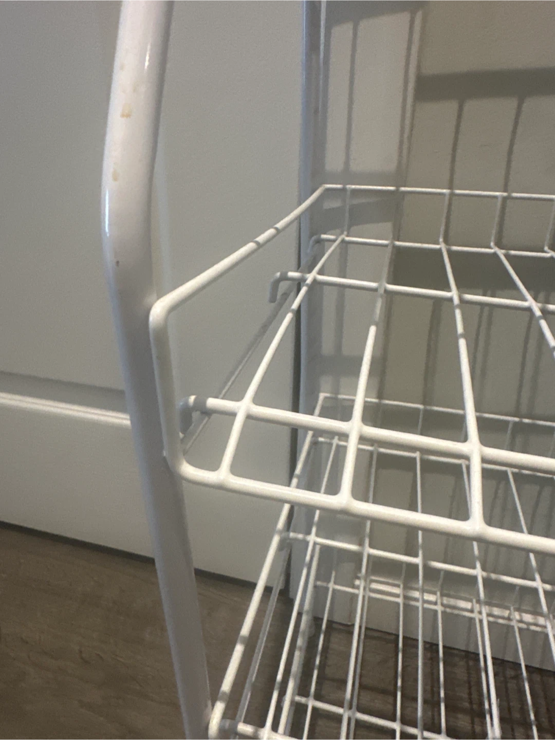 White Wire Shoe Rack - photo 3