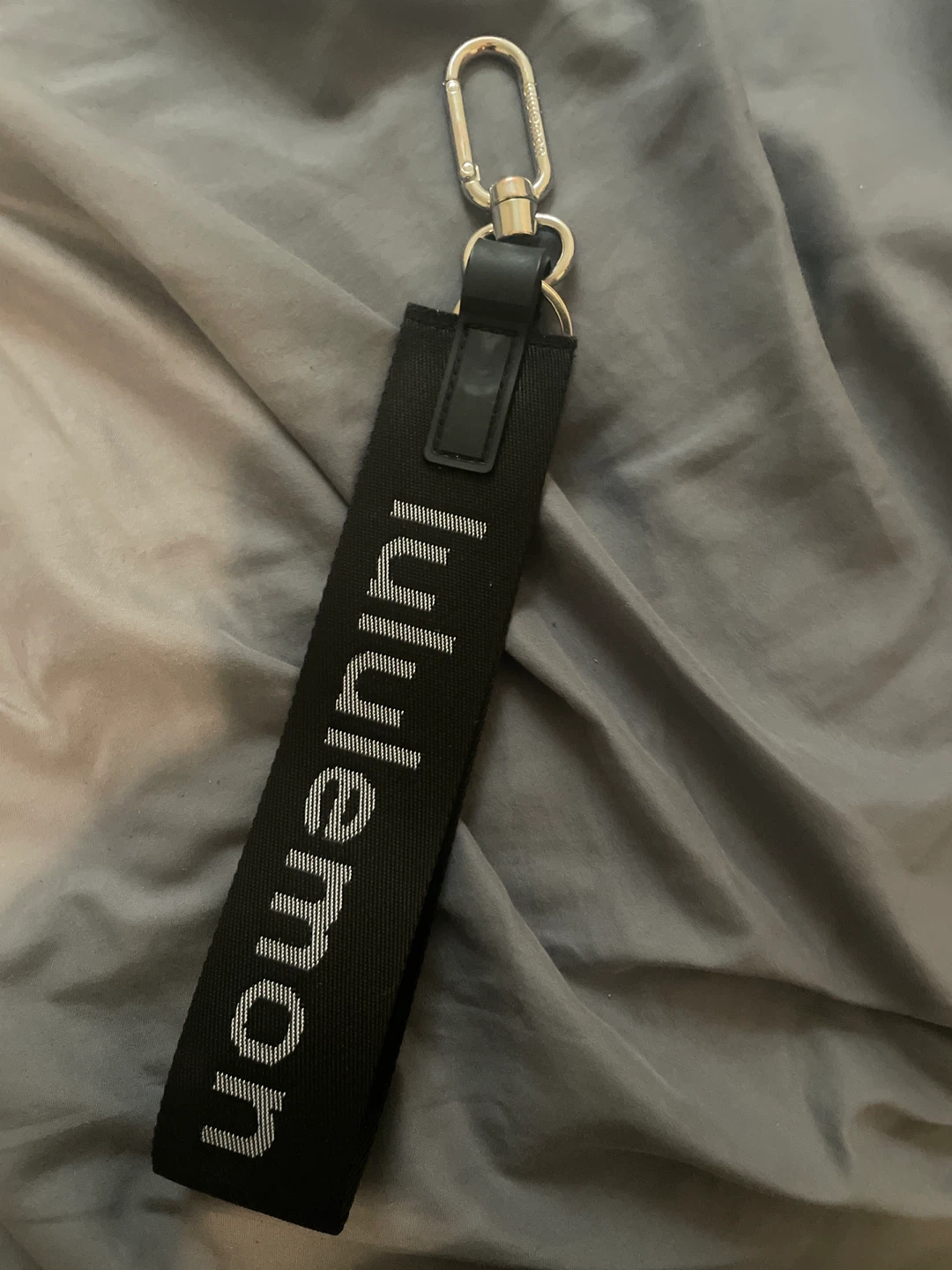 Lululemon Black Keychain