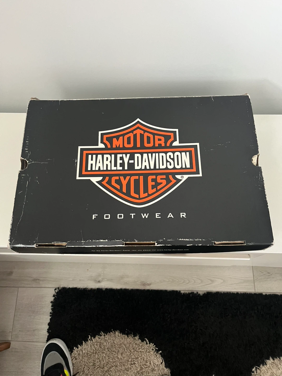 Harley-Davidson Black Leather Motorcycle Boots - photo 2