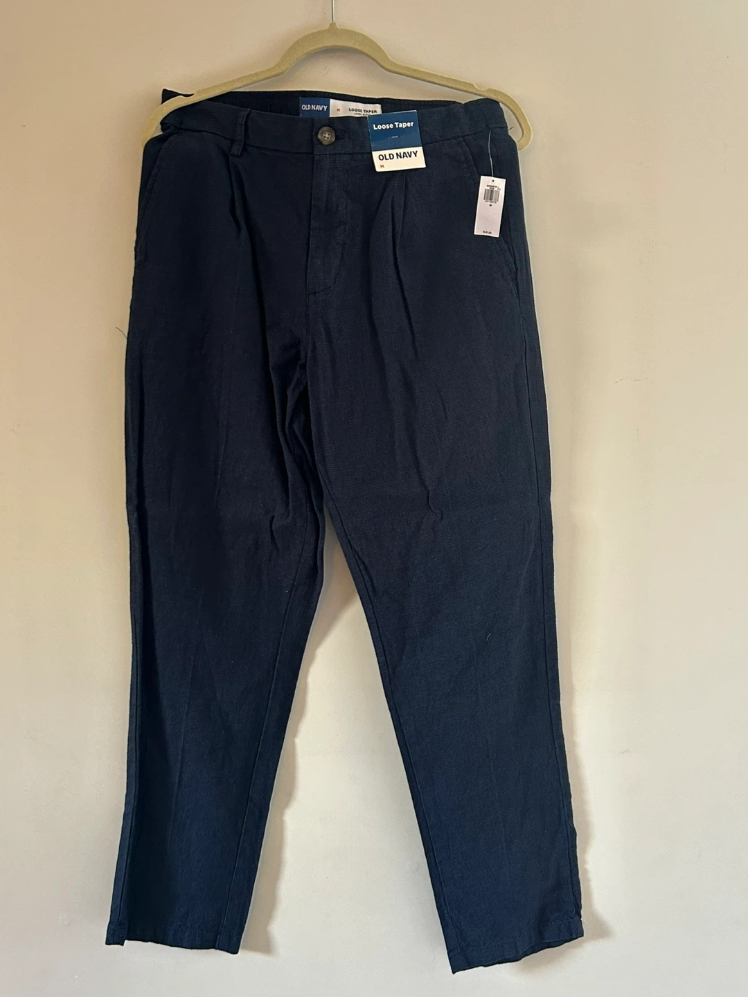 Old Navy Loose Taper Linen Blend Pants - M