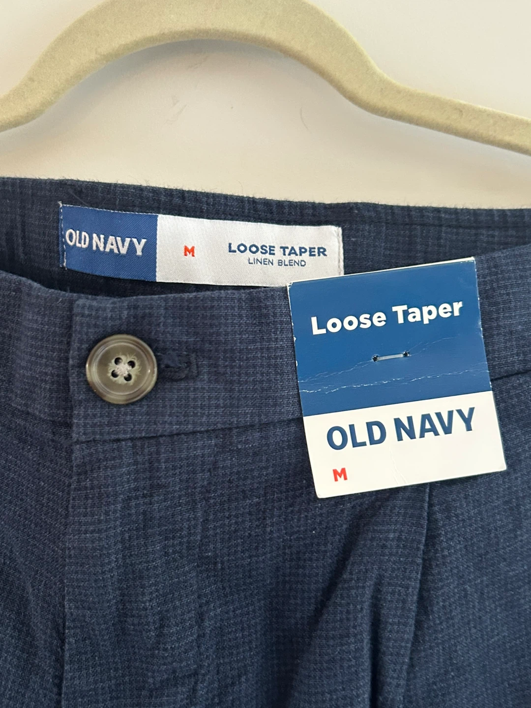 Old Navy Loose Taper Linen Blend Pants - M - photo 2