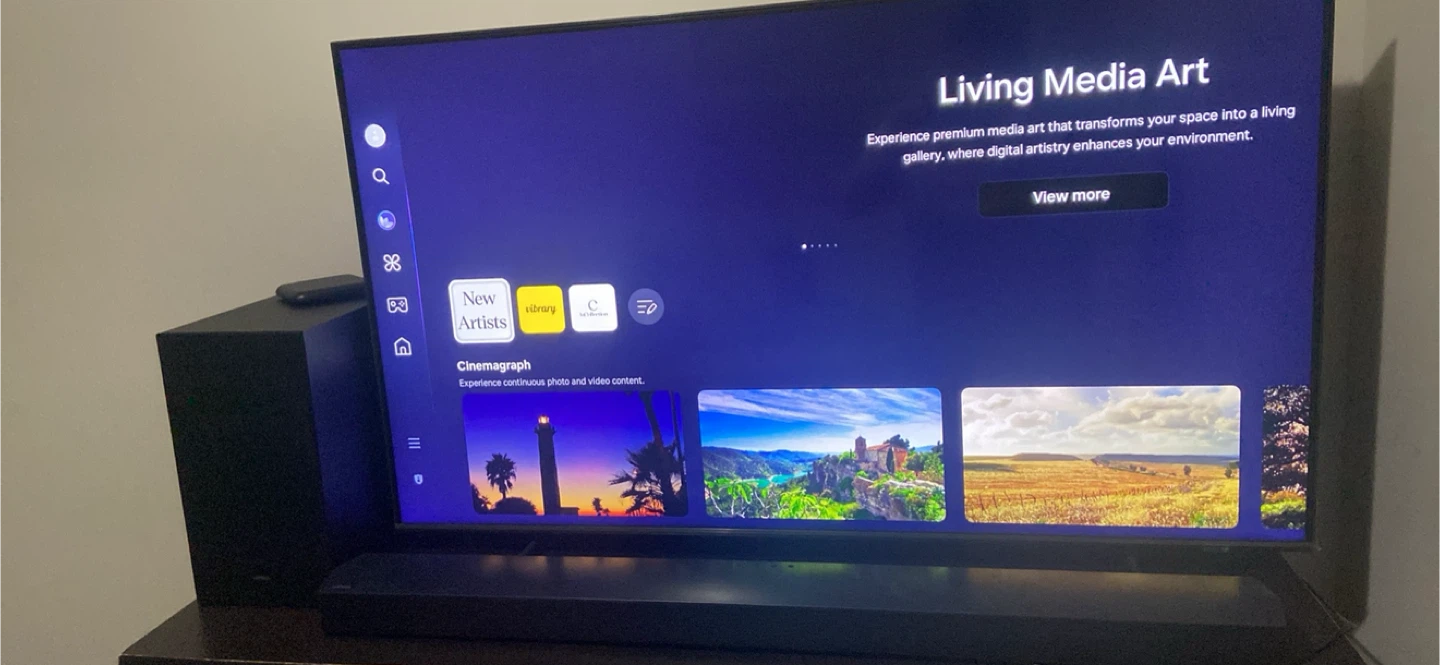 Samsung QLED Q60C 50 inch TV with samsung soundbar and subwoofer - photo 2