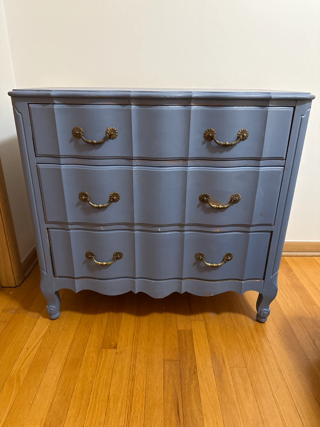 Blue Solid White Ash Dresser