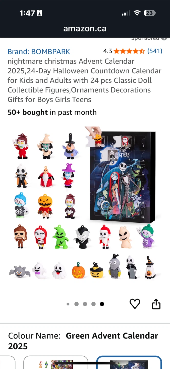 🎄 Nightmare Before Christmas Advent Calendar 2025