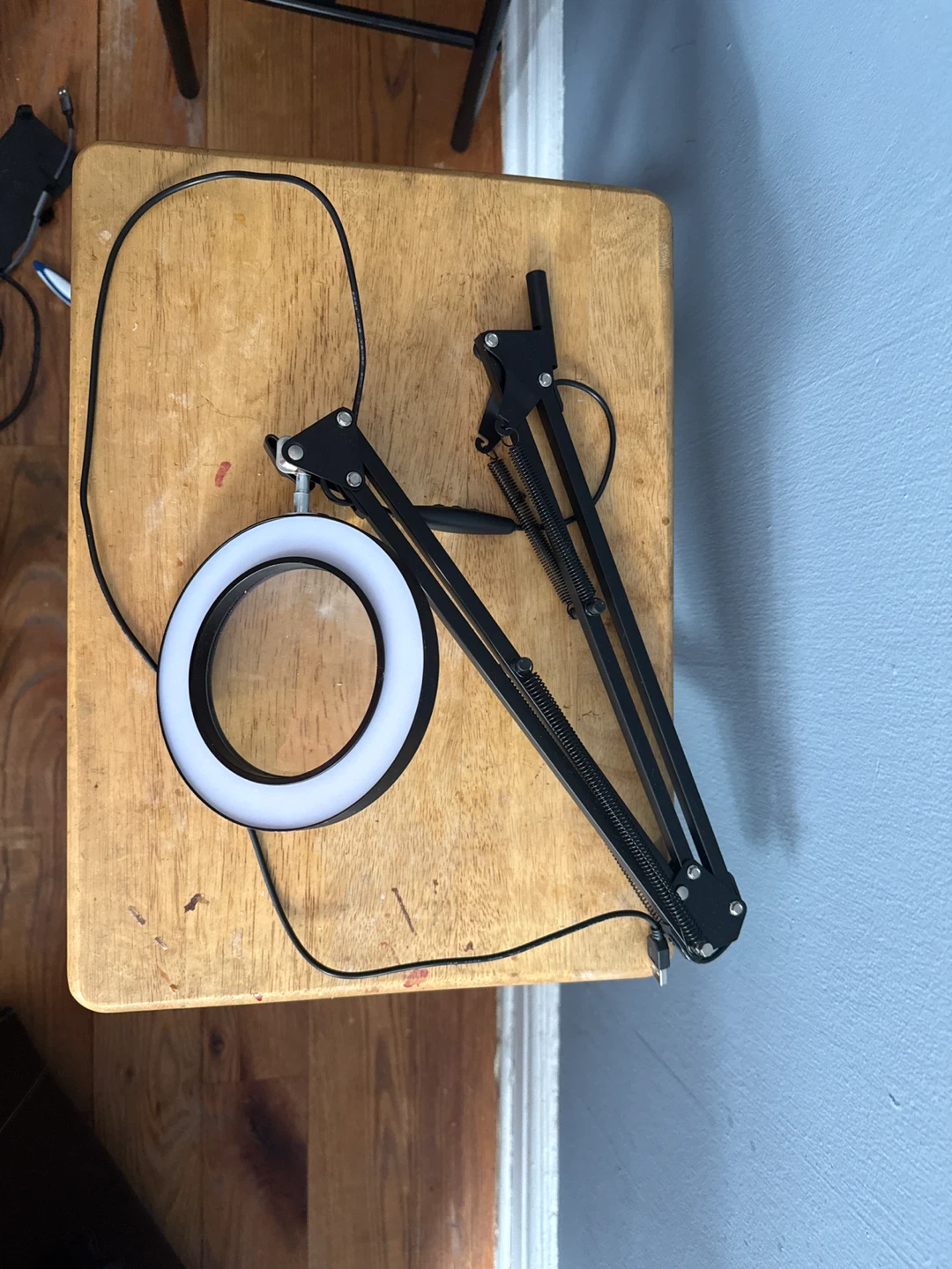 LED Ring Light with Adjustable Stand