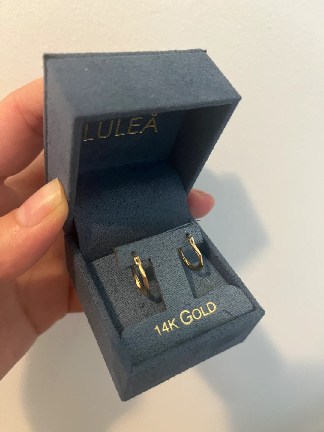 14K REAL Gold Hoop Earrings