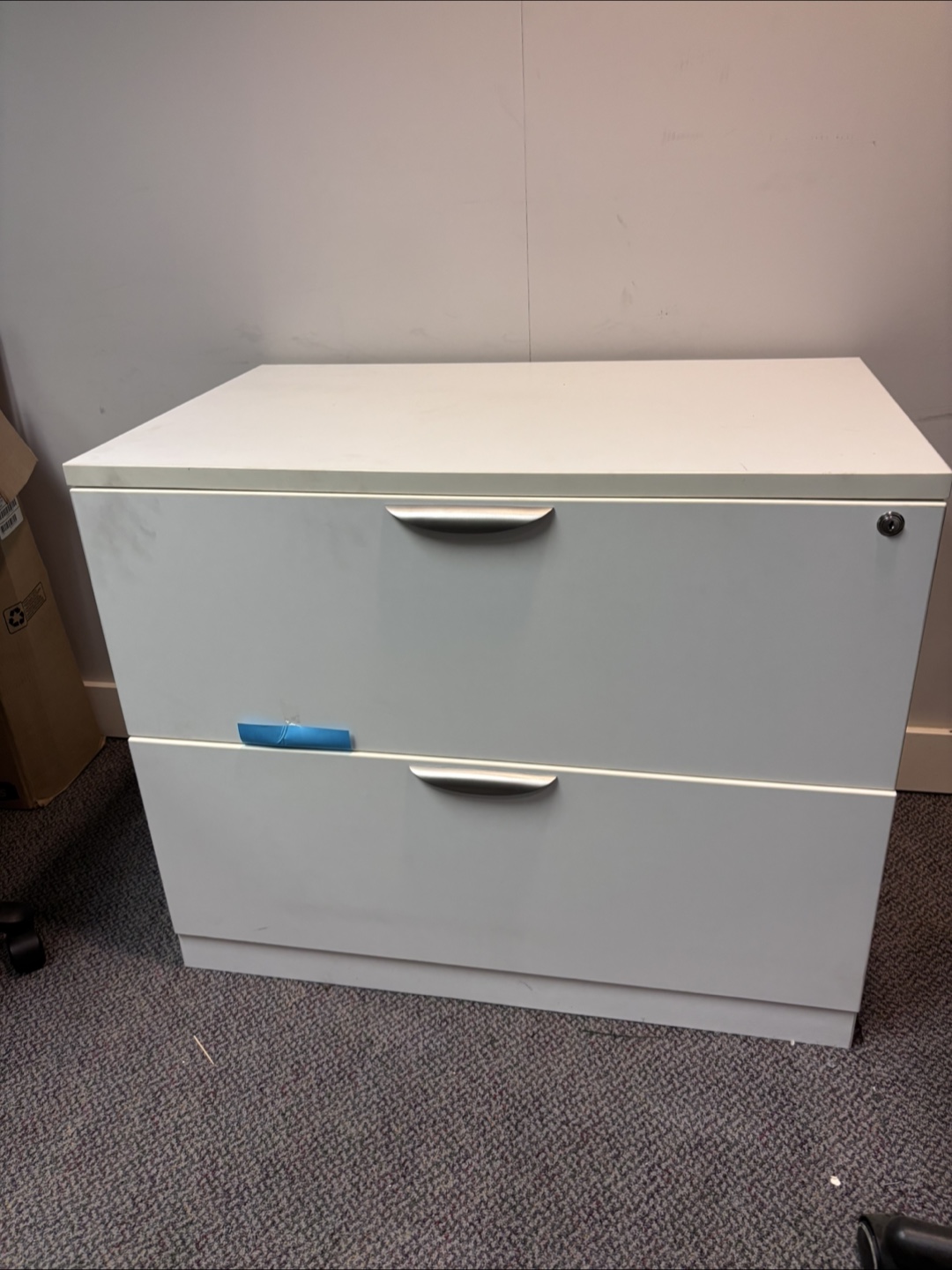 White 2-Drawer Lateral File Cabinet - photo 2