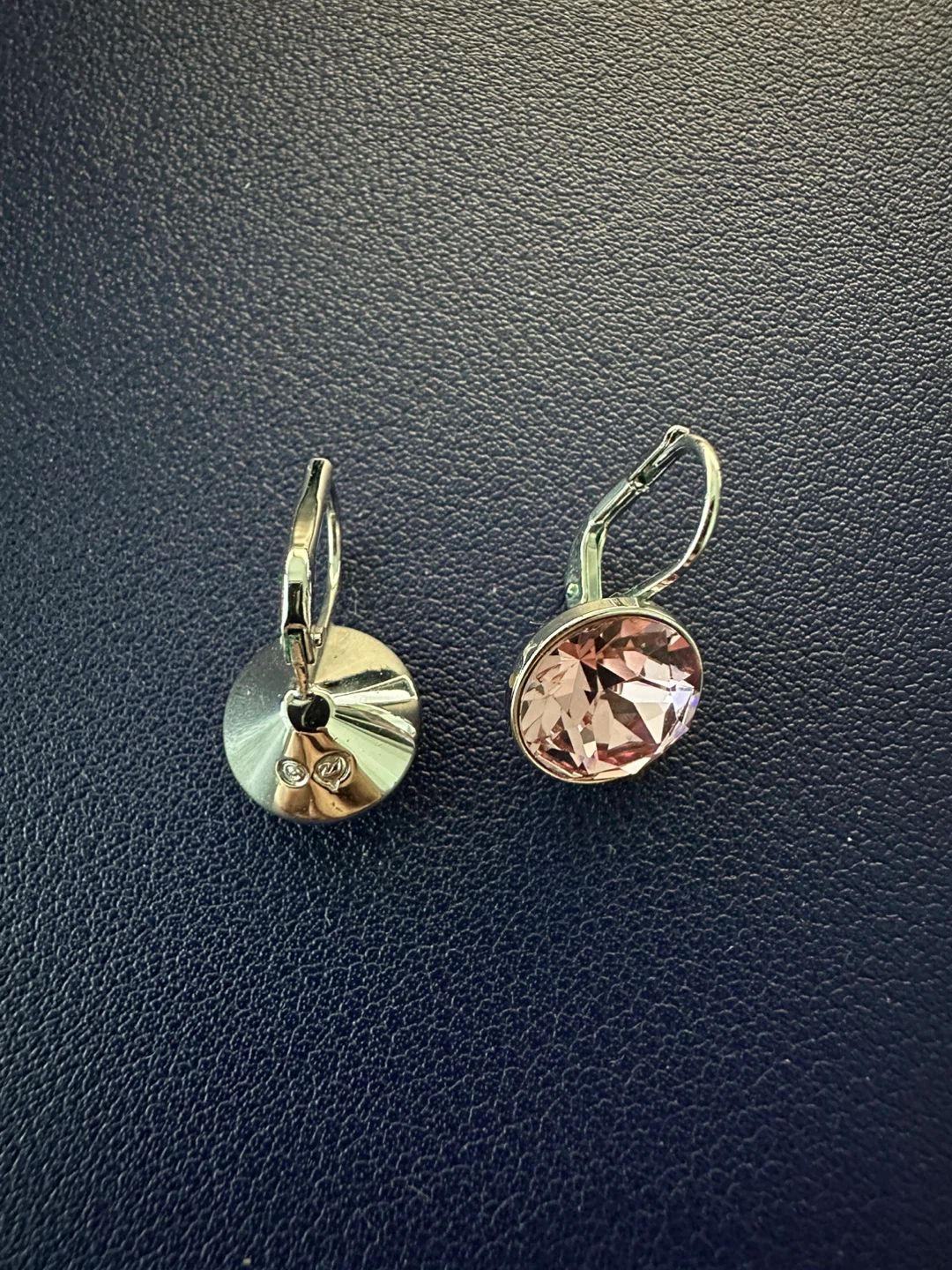 Swarovski Pink Crystal Drop Earrings - photo 3