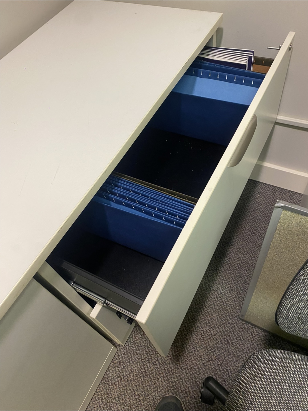 White Cabinet with Drawers - photo 3