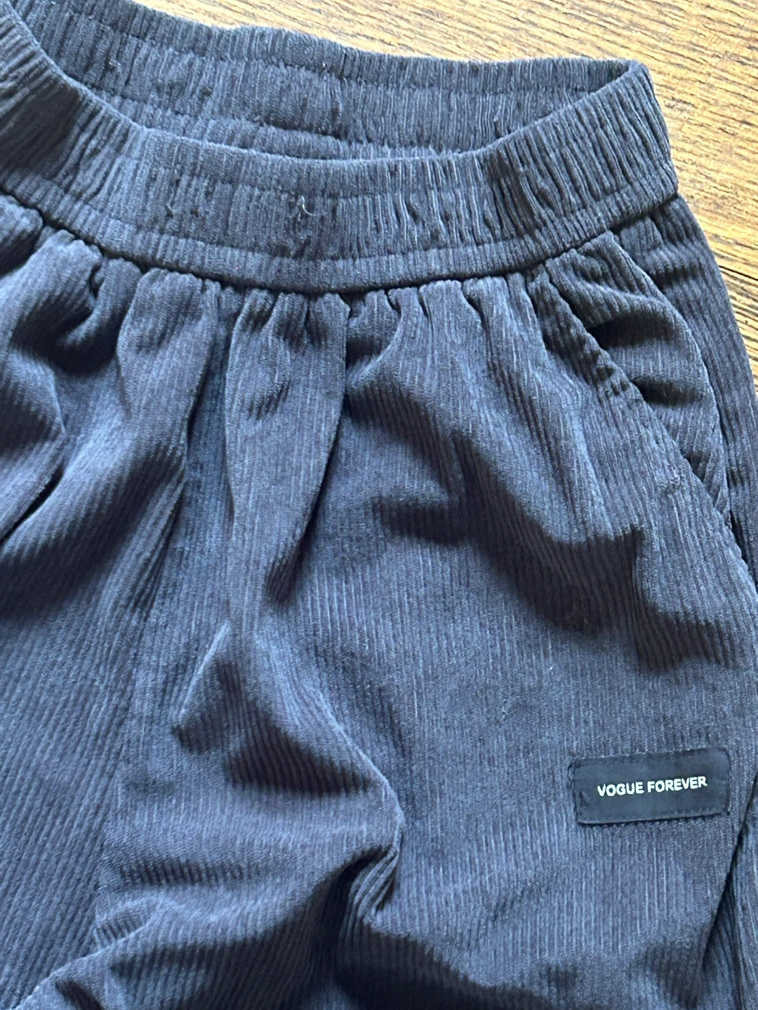 Vogue Forever Corduroy Pants - Black