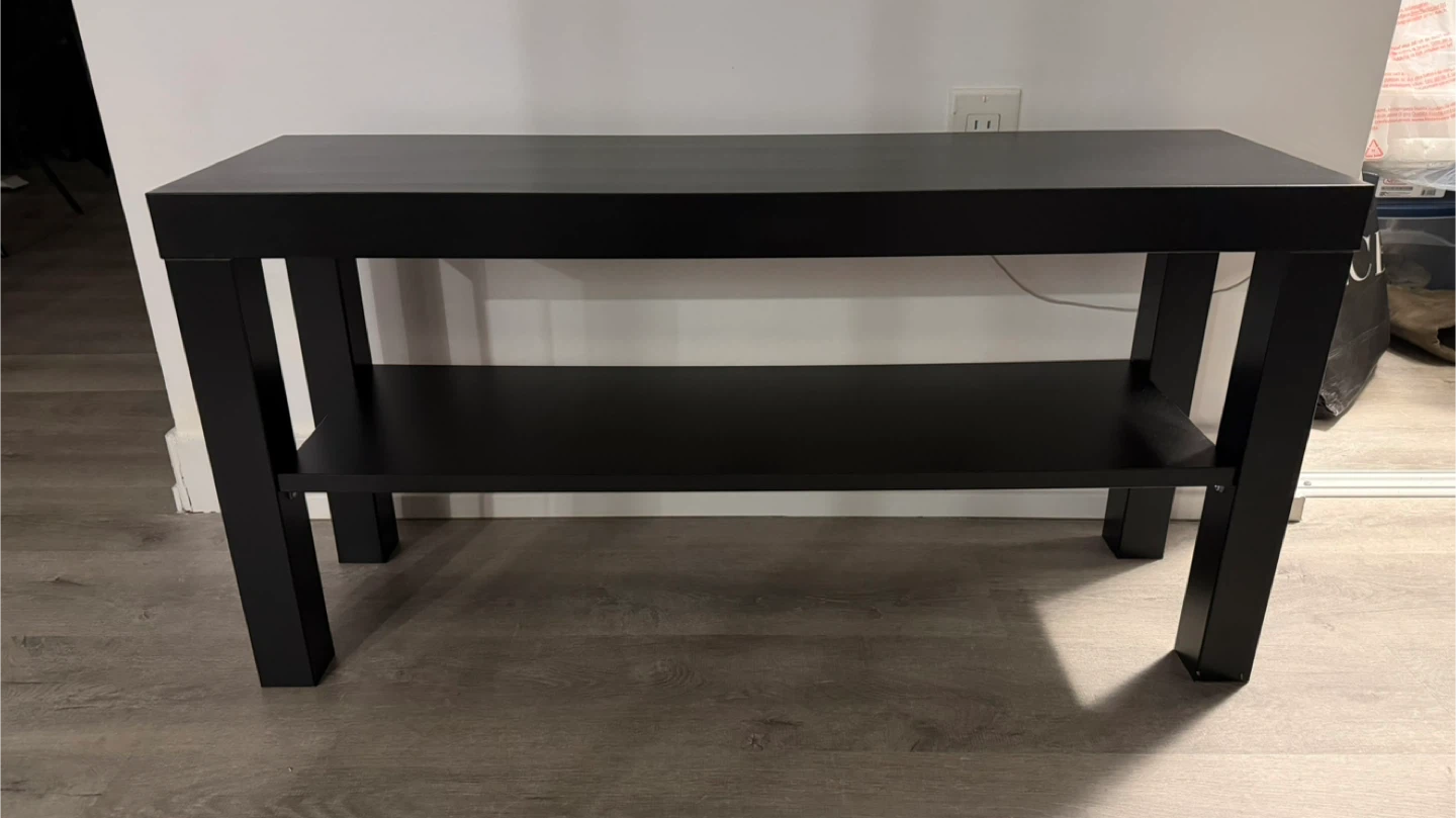 IKEA Lack TV Bench, Black - photo 4