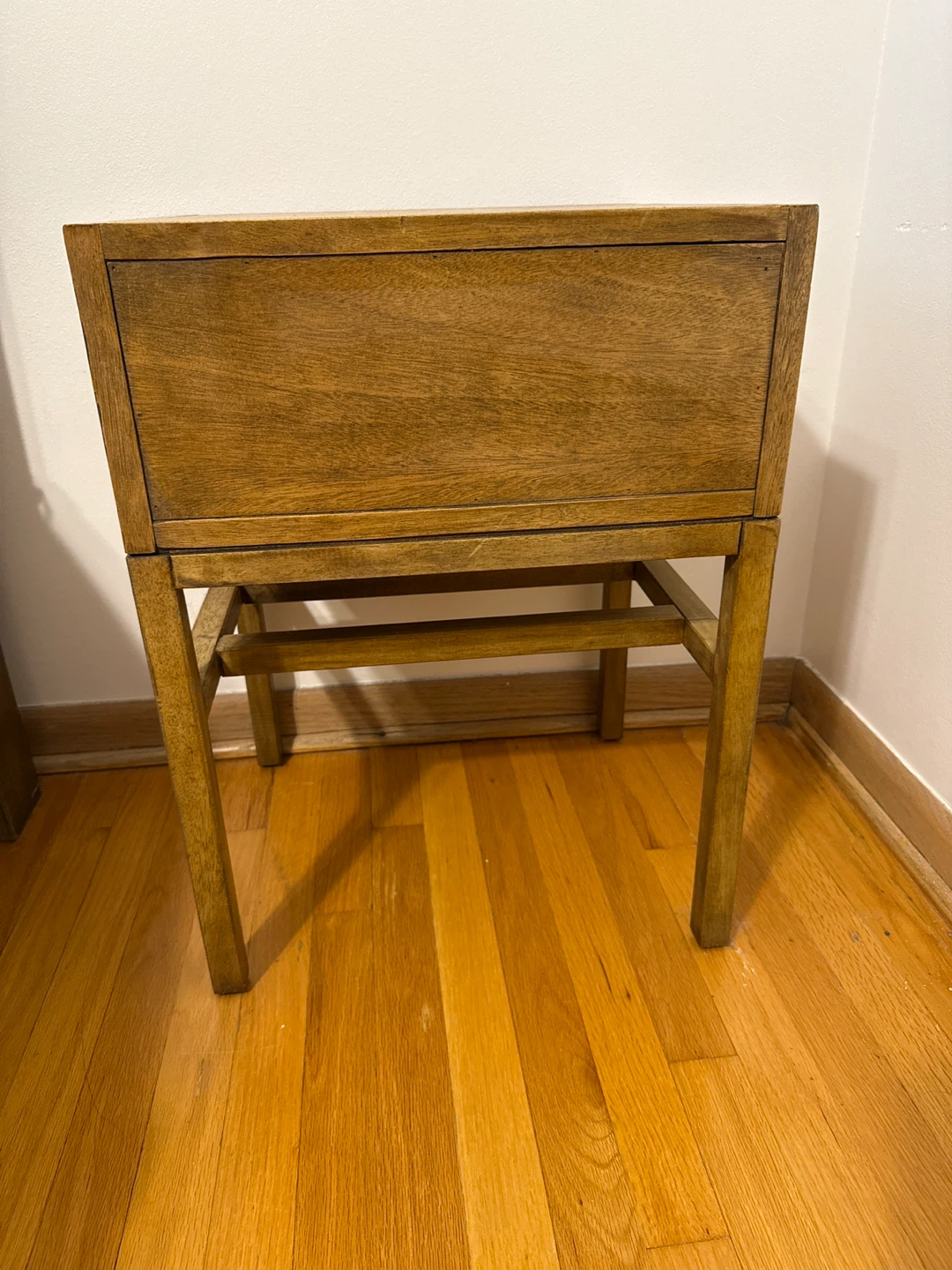 Wooden Side Table with Drawer - photo 3
