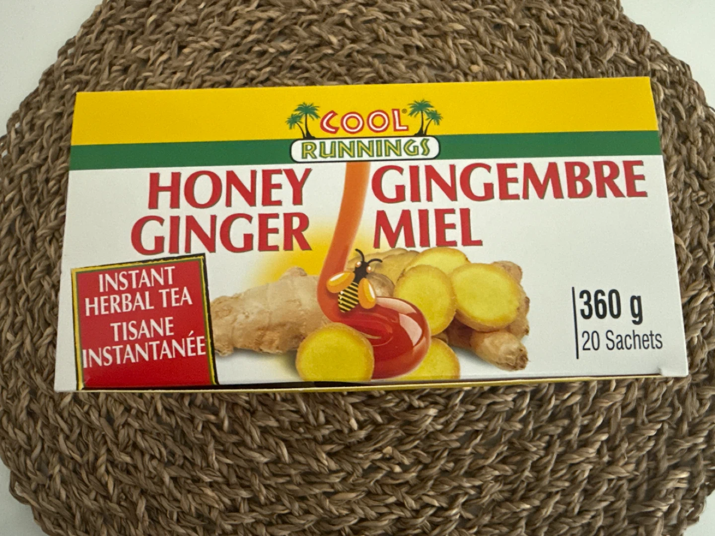 Cool Runnings Honey Ginger Instant Herbal Tea