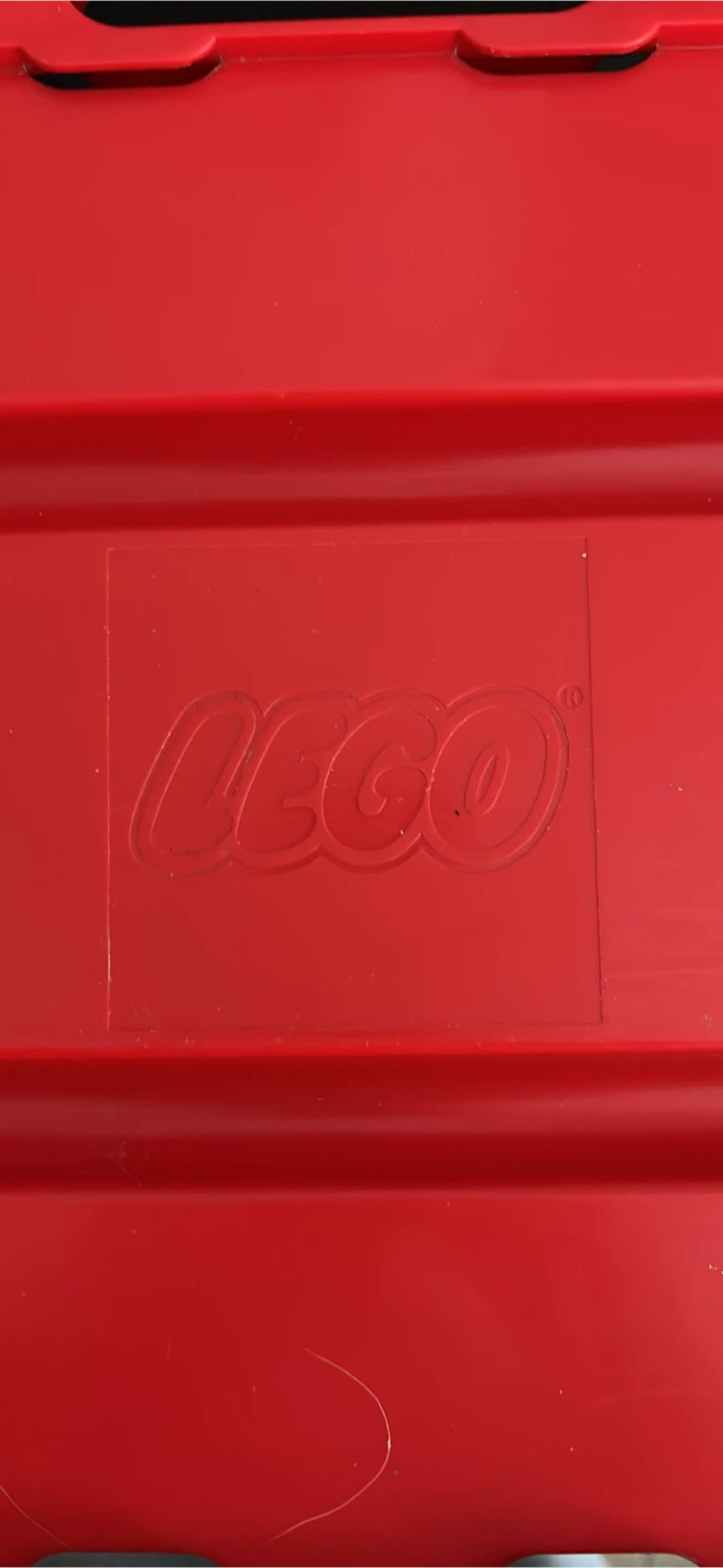 Vintage LEGO Red Brick Storage Box - photo 3