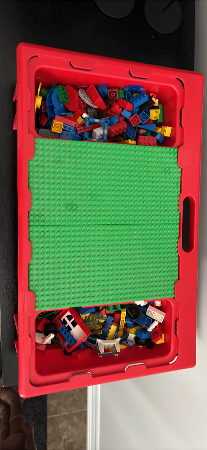 Vintage LEGO Red Brick Storage Box - photo 2