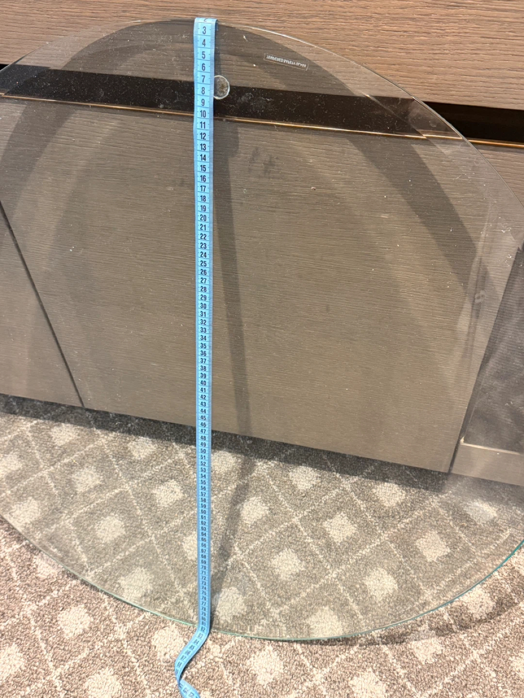 Round Glass Table Top - 84cm Diameter - photo 4