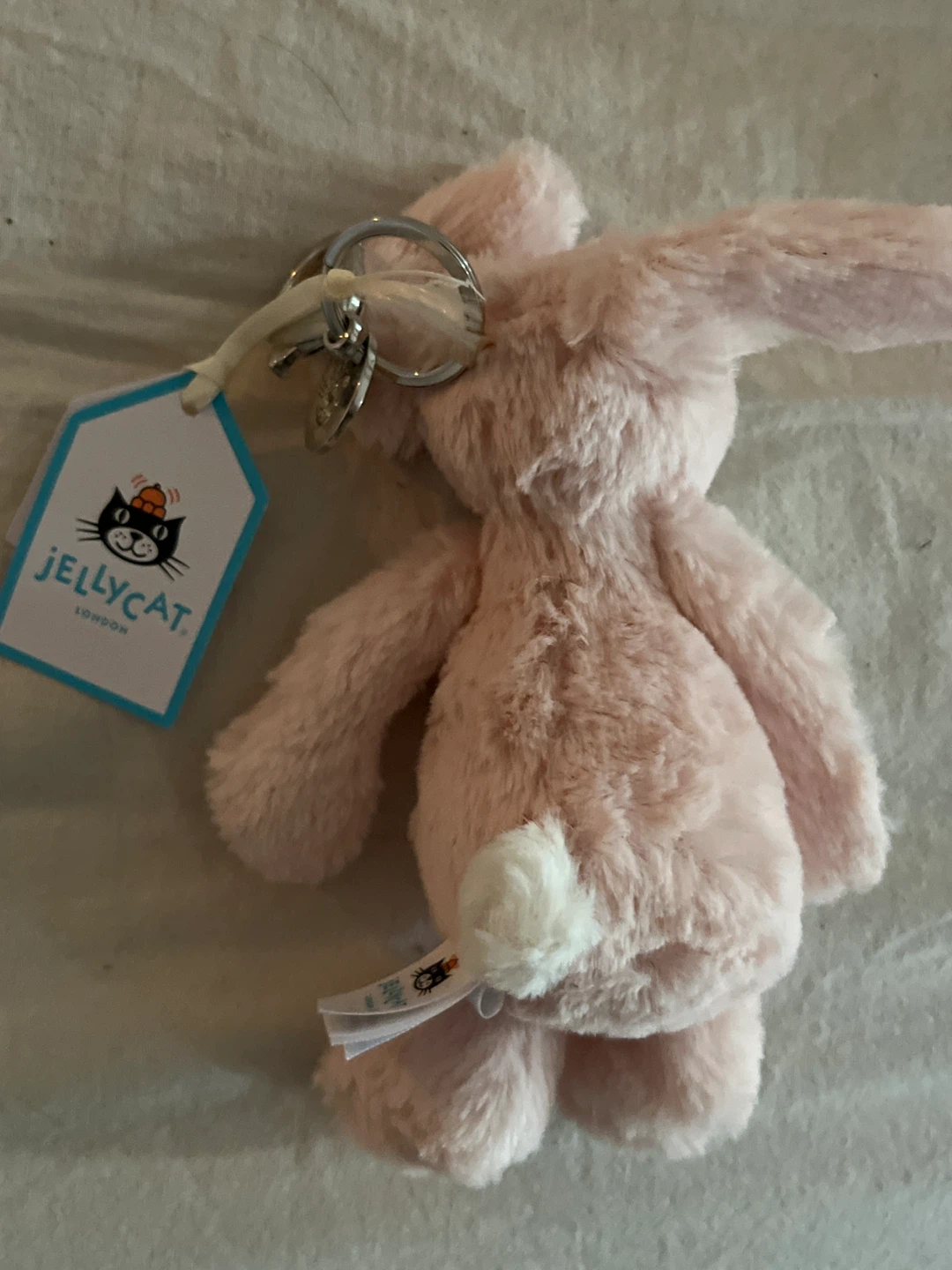 Jellycat Blossom Blush Bunny Bag Charm - New with Tags - photo 2