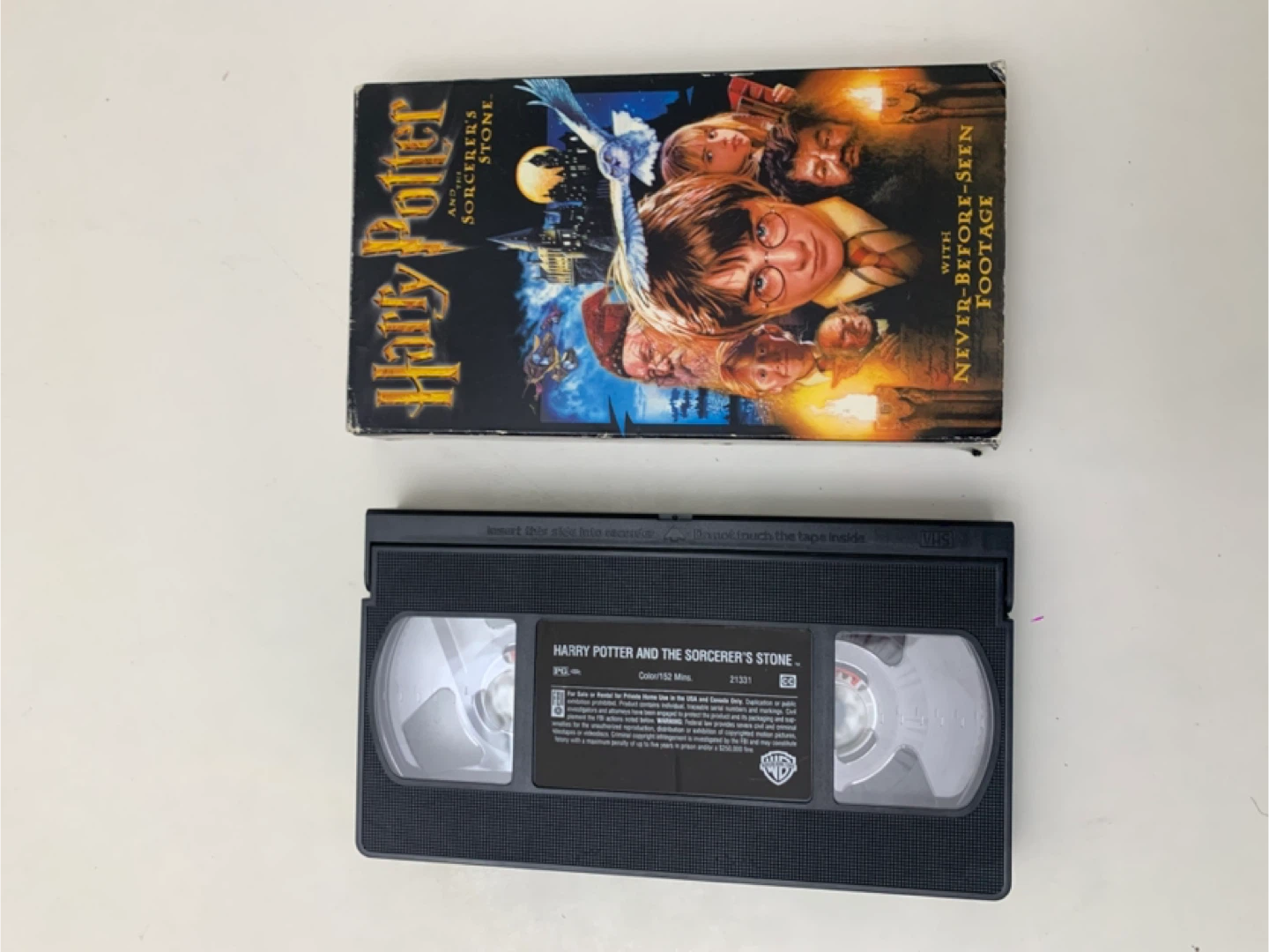 Harry Potter and the Sorcerer's Stone VHS movie / collectibles