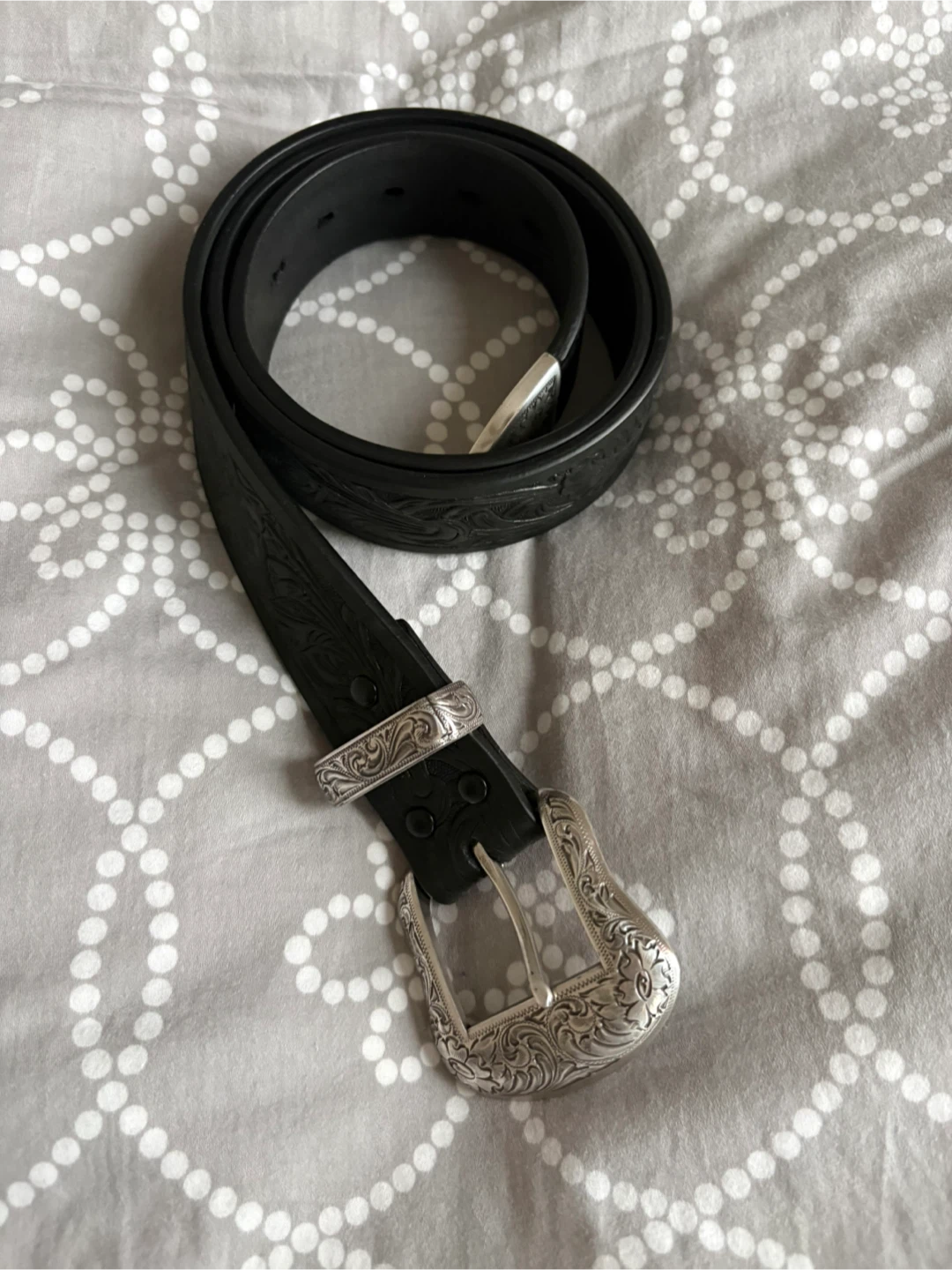 Western Style Black Belt