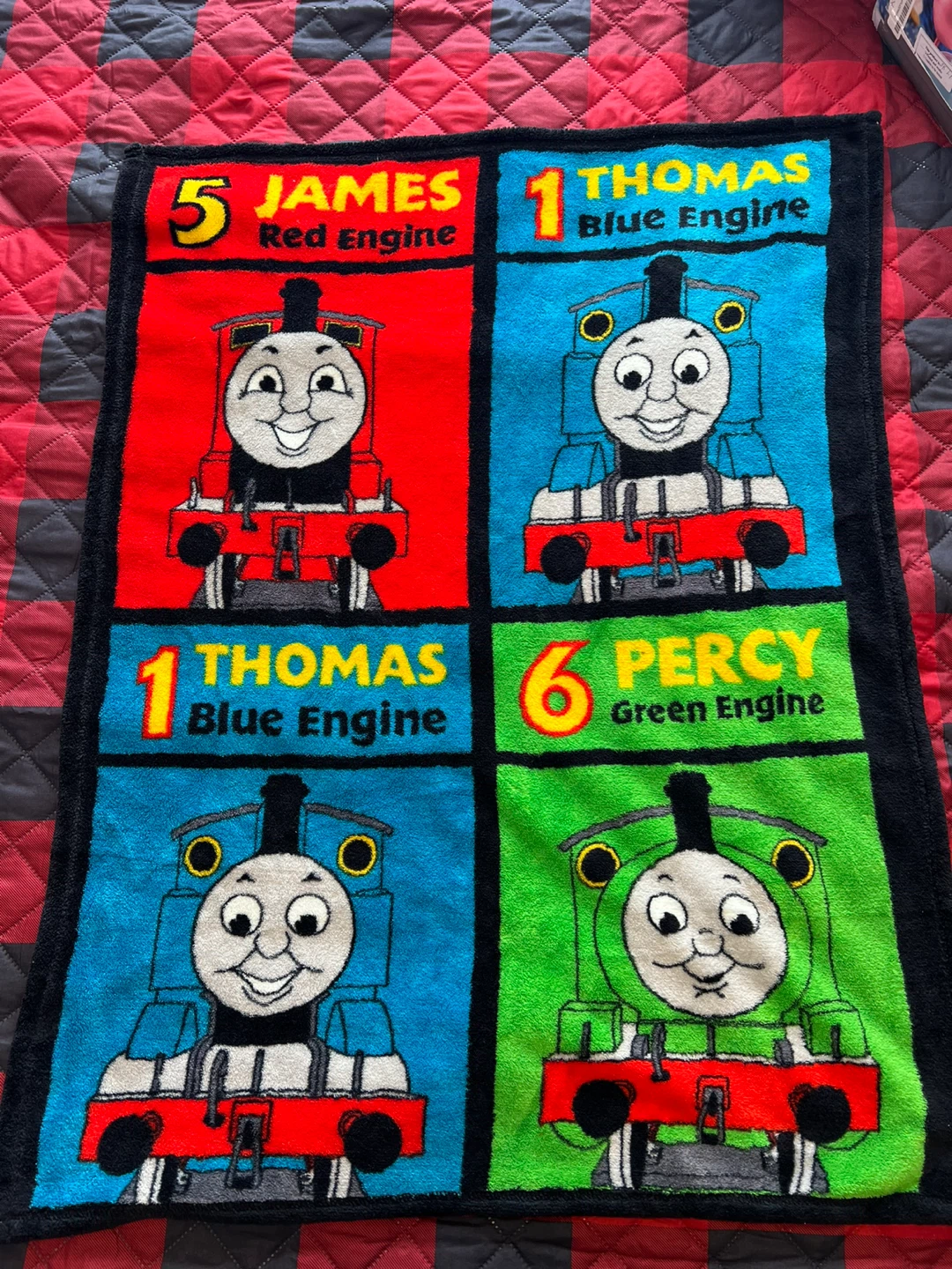 Thomas The Train Fleece Blanket Toddler Vintage 2006