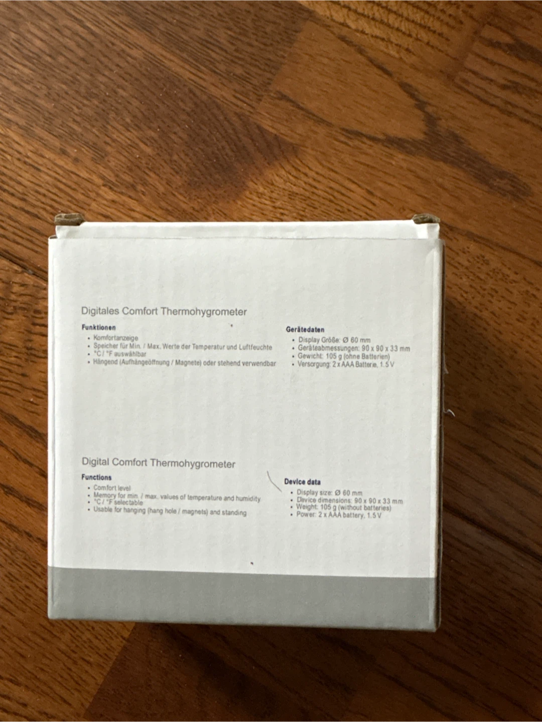 #gifting Digital Comfort Thermohygrometer - photo 2