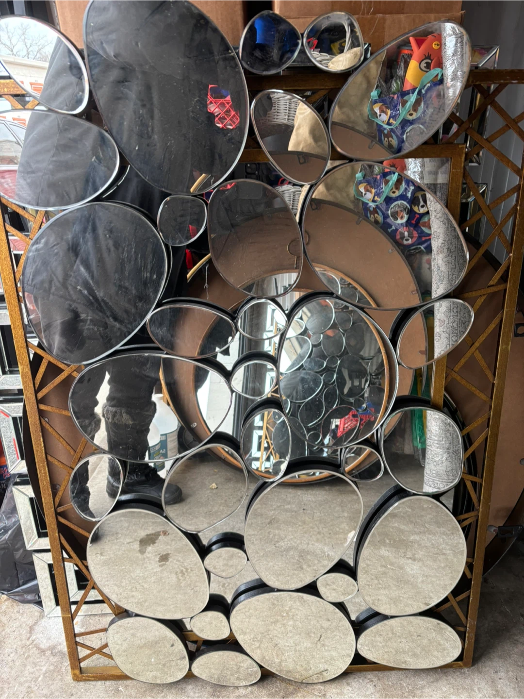 Unique Multi-Mirror Wall Decor