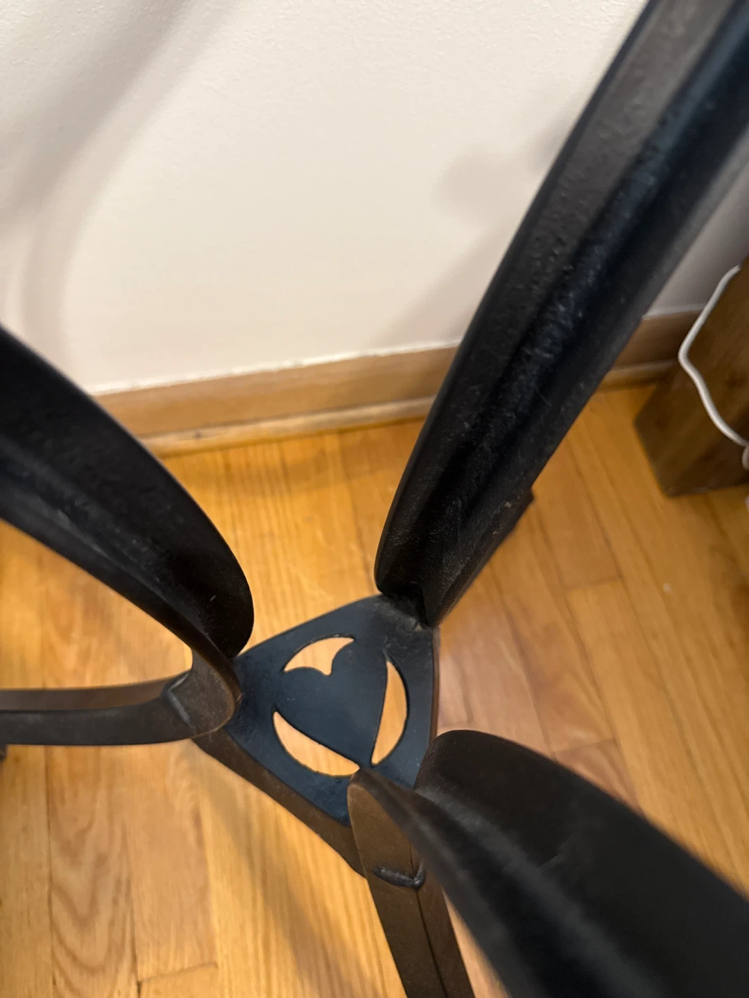 Glass Top Metal Accent Table - photo 3
