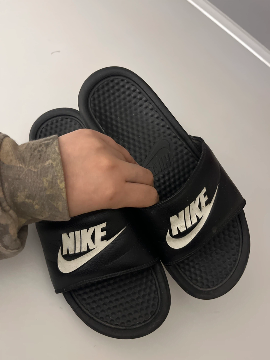 Nike Black Slides Sandals