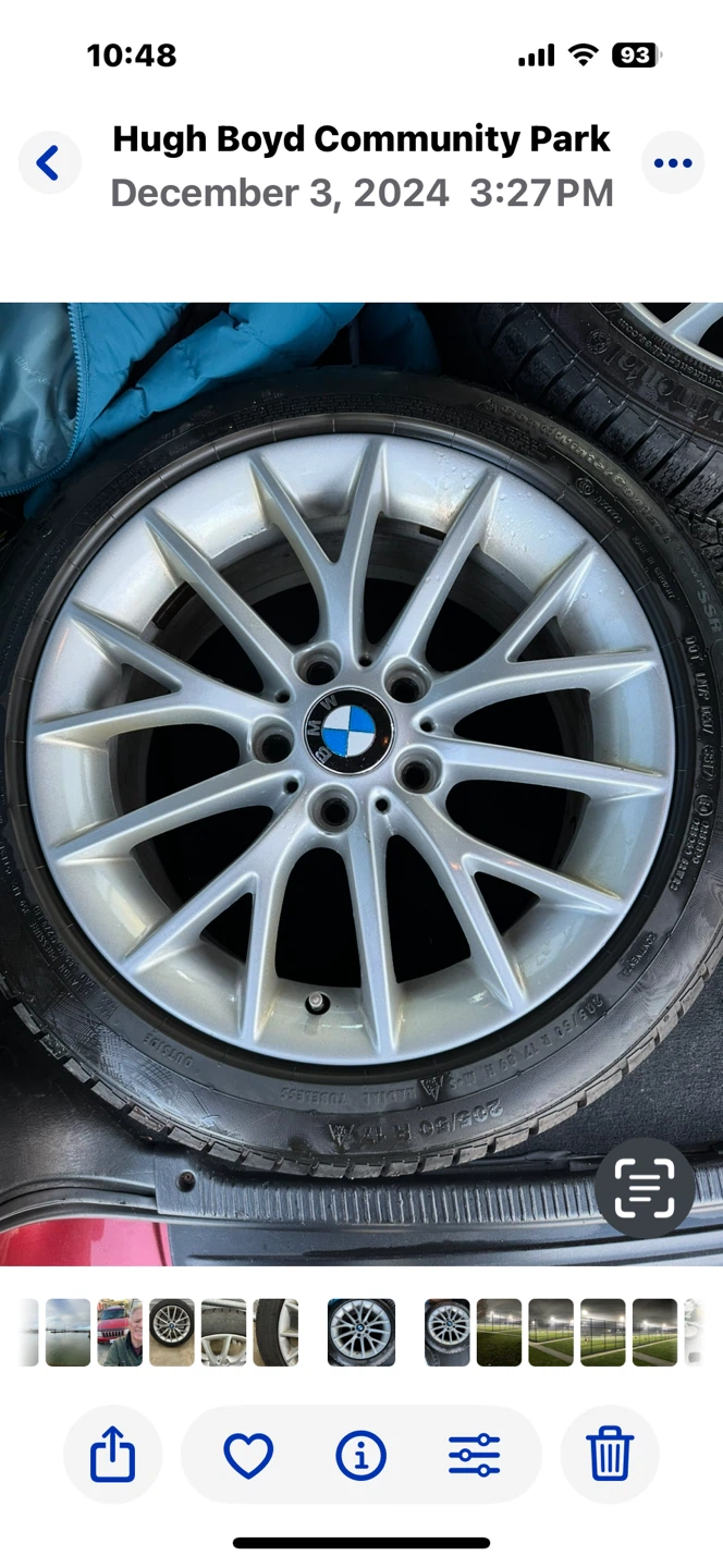 BMW Wheel with Continental Tire 235/50 R17