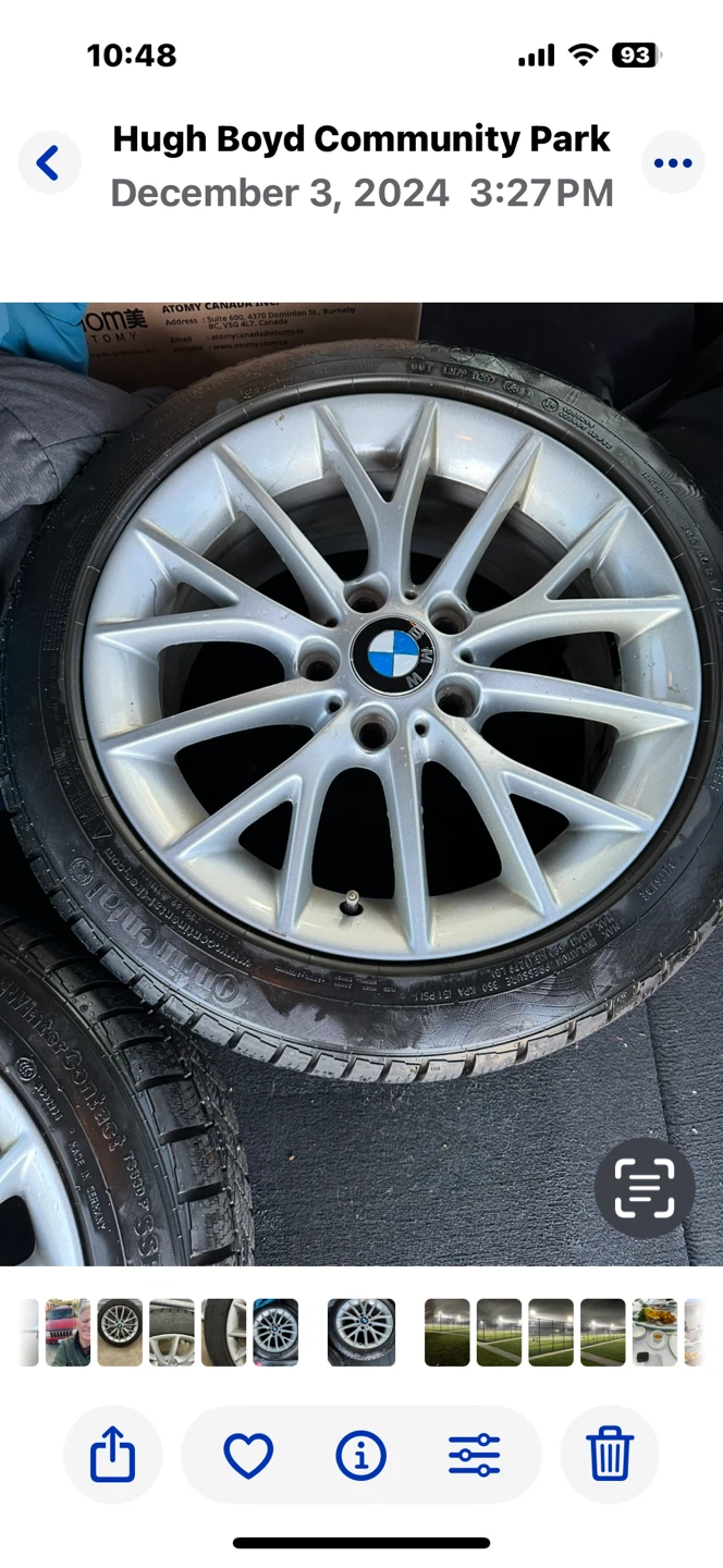 BMW Wheel with Continental Tire 235/50 R17 - photo 2