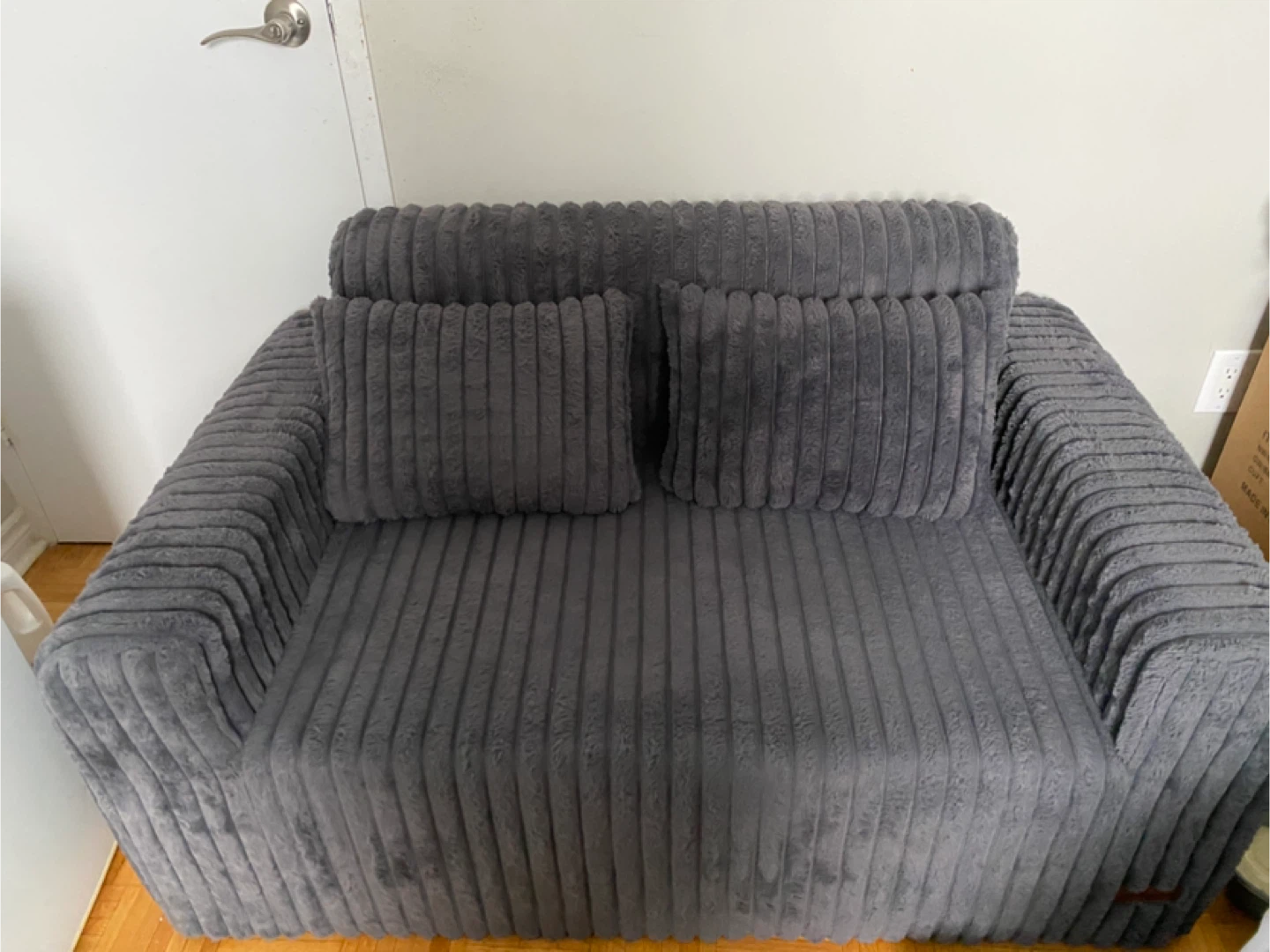 Hobestluk Couch Sofa 2-Seater Foam Sofa for adults and kids - photo 2