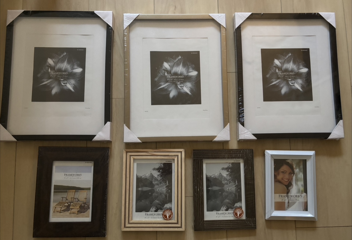 Frameworks Picture Frames - Assorted Sizes