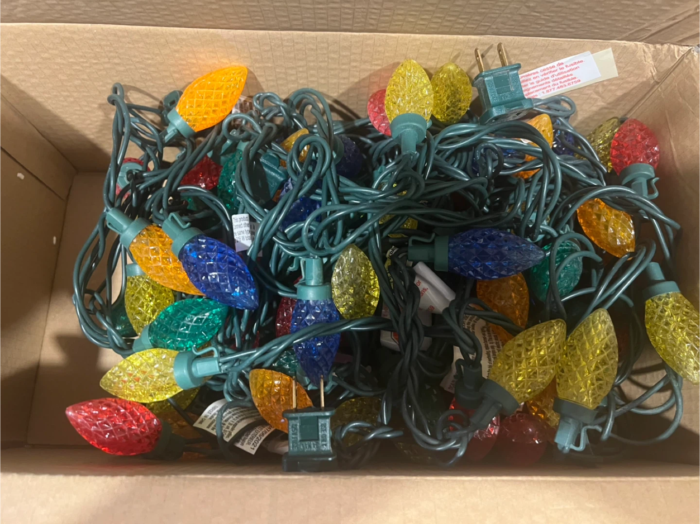 Vintage Style Multi-Color Christmas Lights