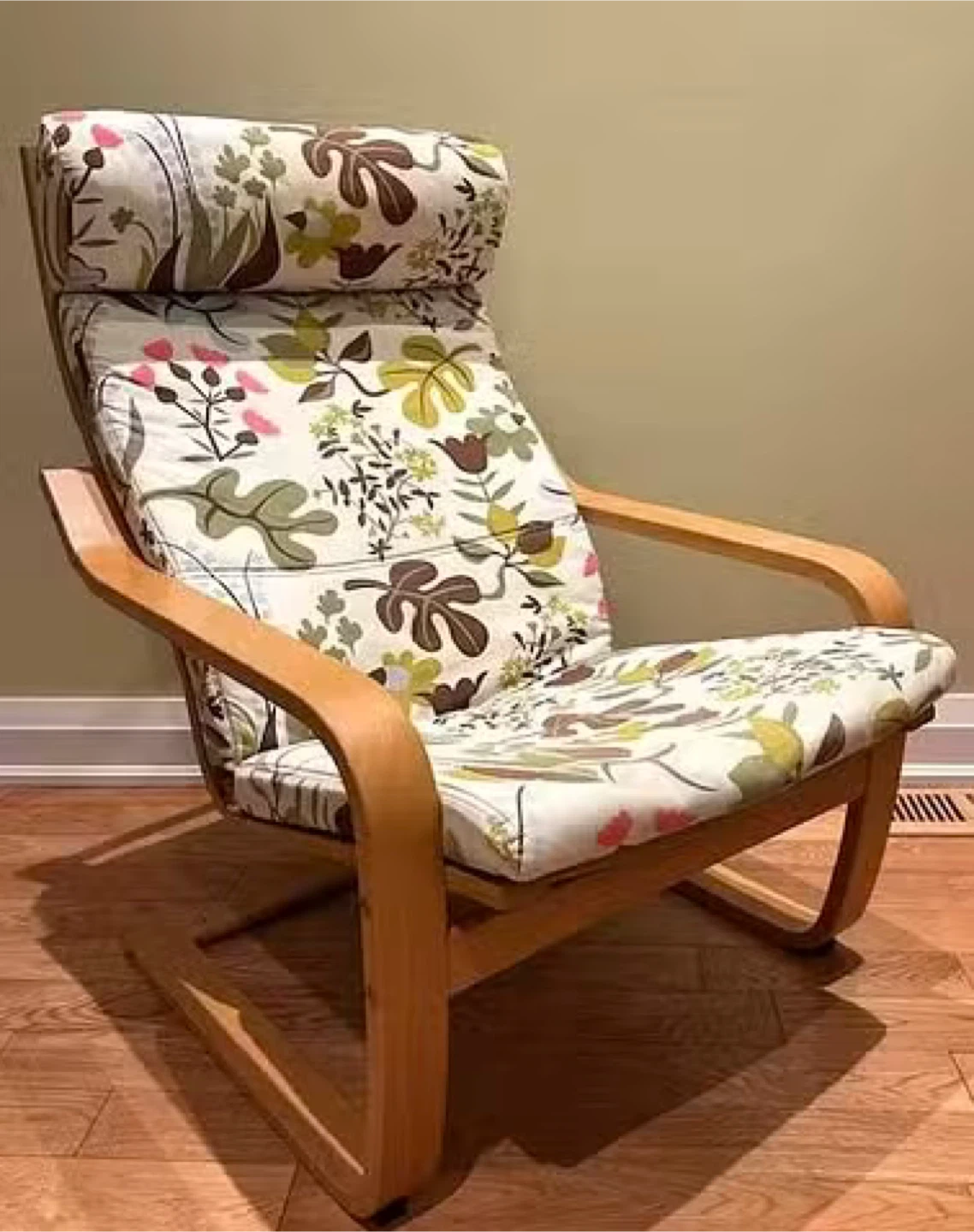 IKEA Poang Chair - Floral Pattern