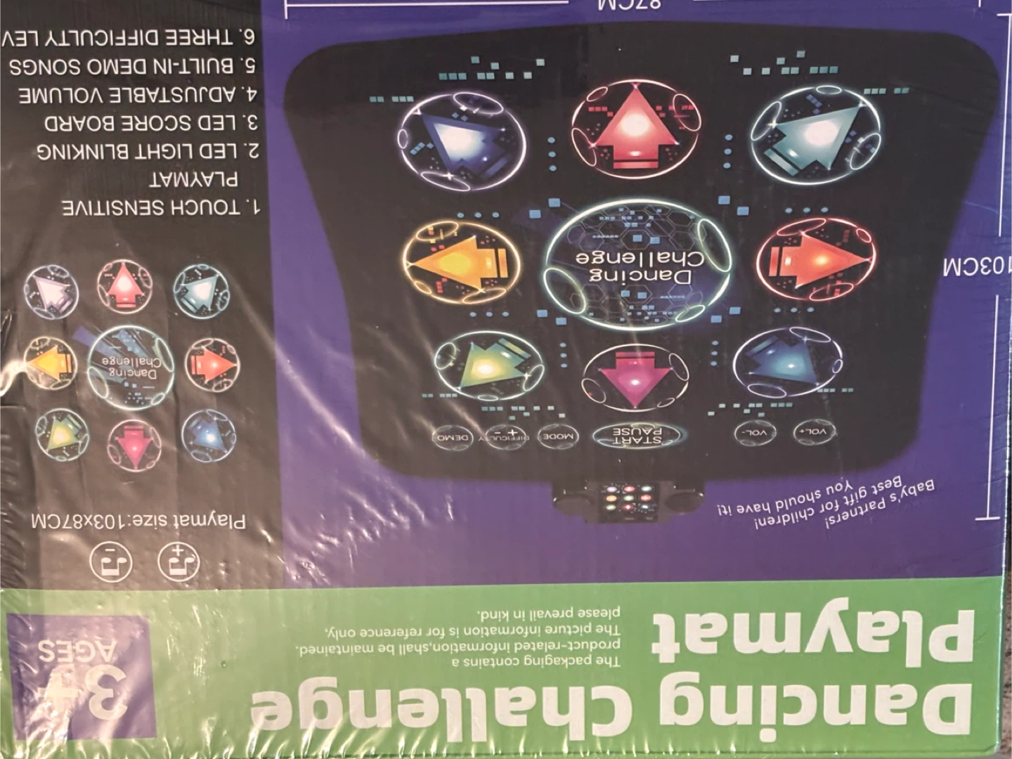 Dance Mat, Electronic Dance Mixer Rhythm Step PlayMat - photo 2