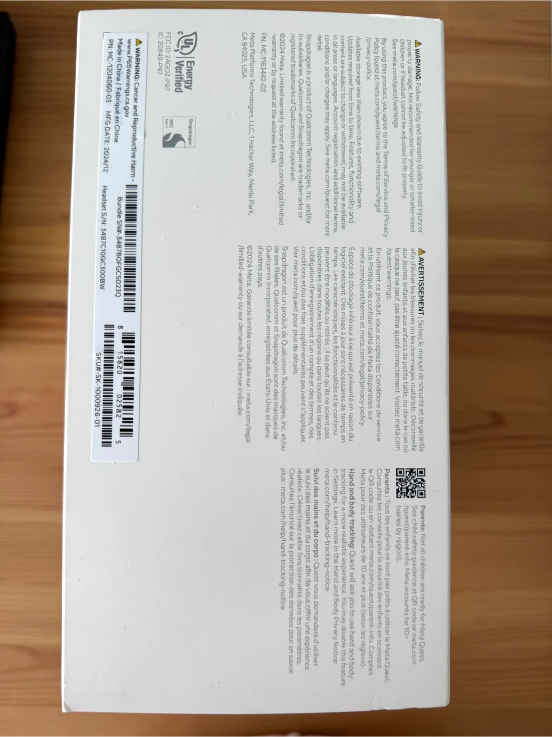 New Meta Quest 3S 128GB VR Headset (Brand New) - photo 4