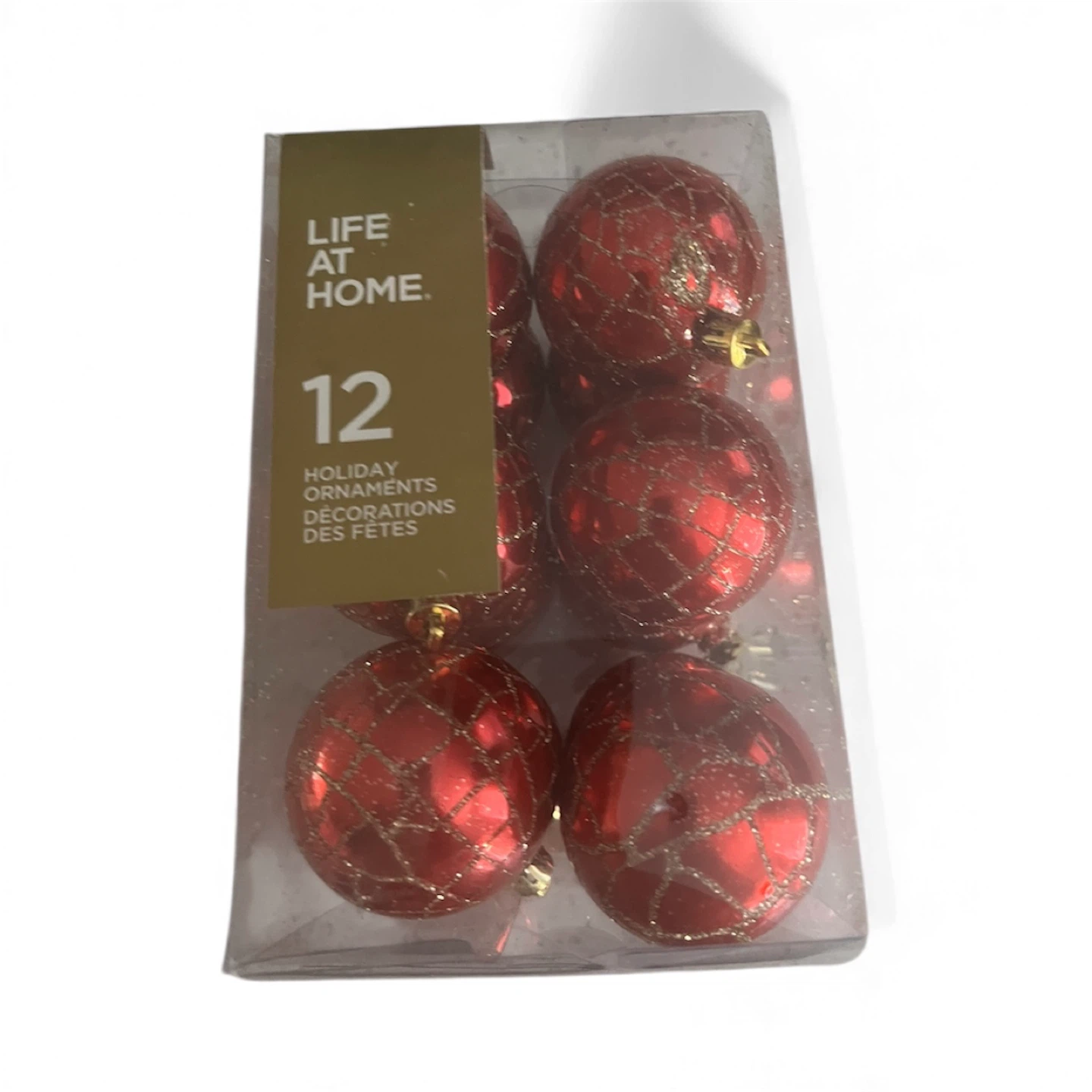 Life At Home - 12 Holiday Ornaments (New)