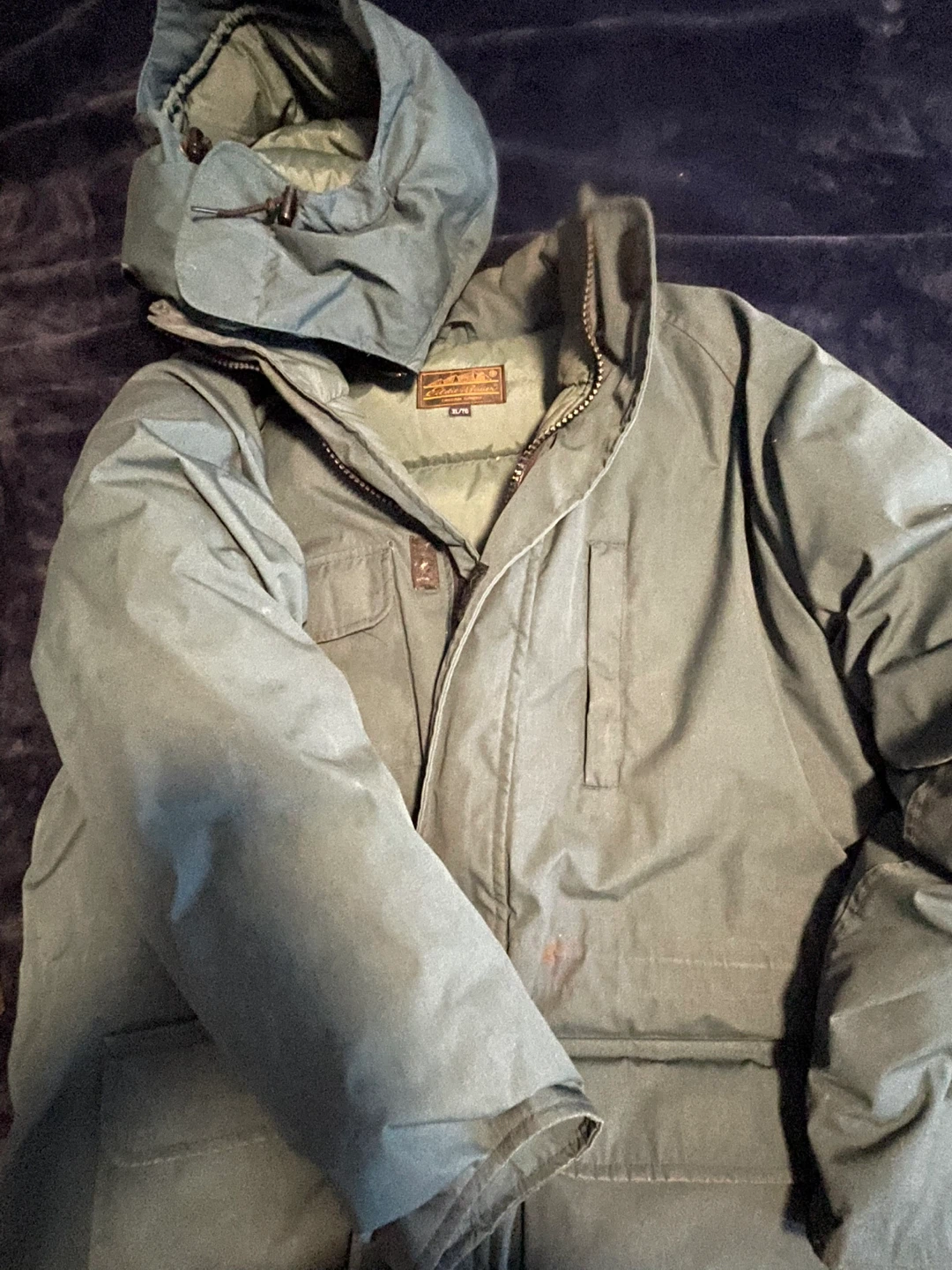 Eddie Bauer XL/TG Green Winter Parka