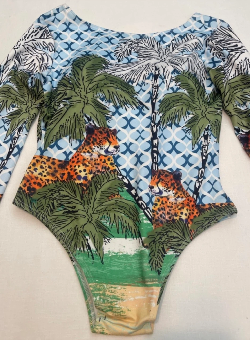 Brazilian Tropical Print Bodysuit size 8 jersey - photo 3