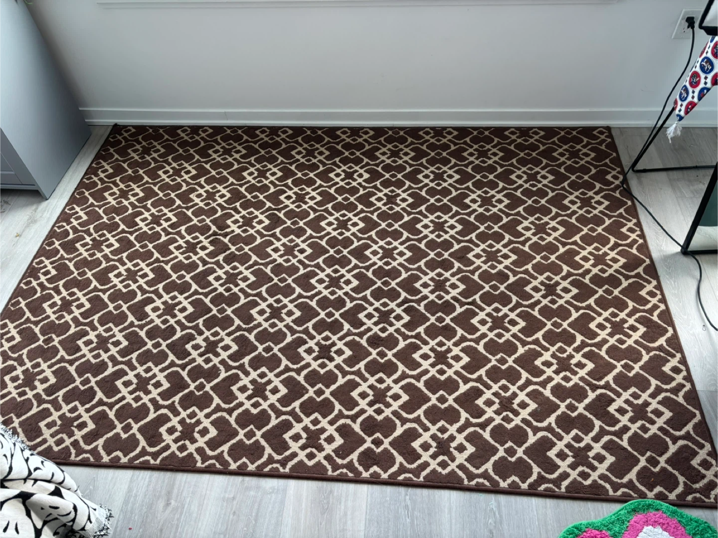 IKEA Brown Patterned Area Rug - photo 2