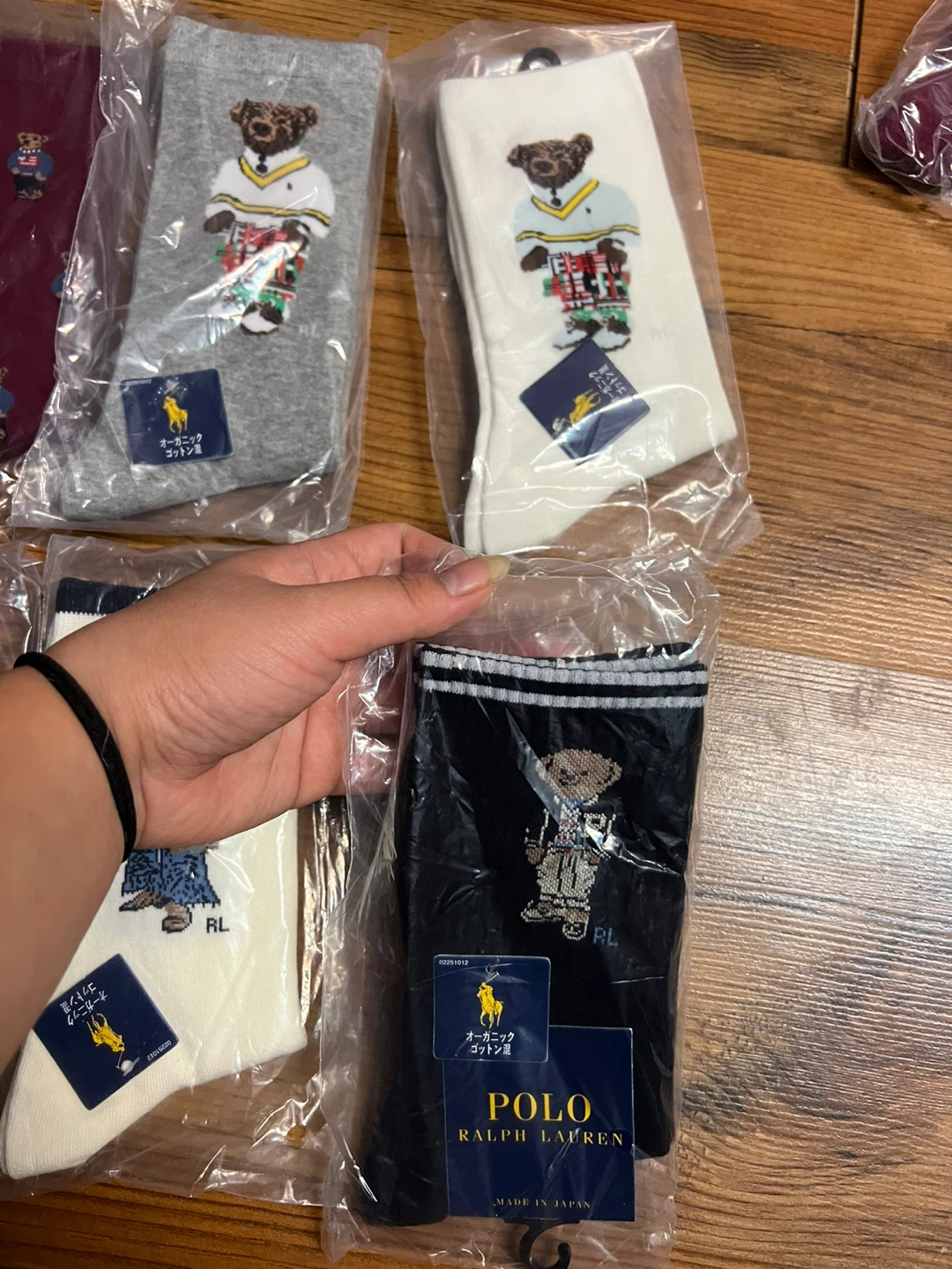 New Ralph Lauren Polo Bear Socks - photo 4