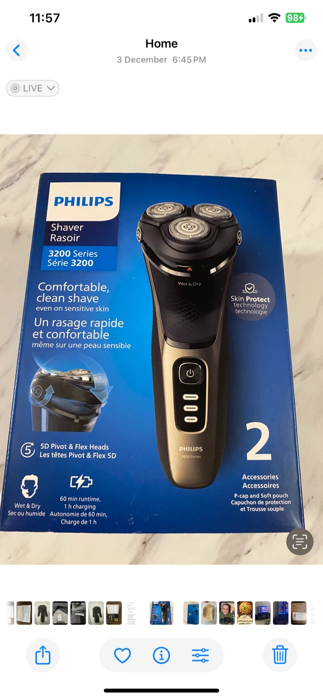 Philips Shaver Rasoir 3200 Series