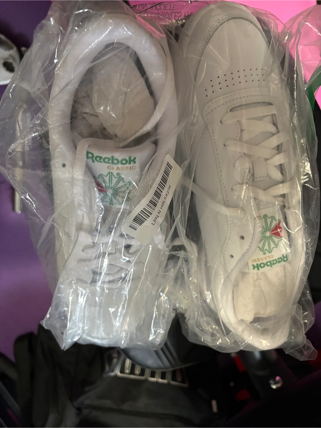 New Reebok Classic White Sneakers