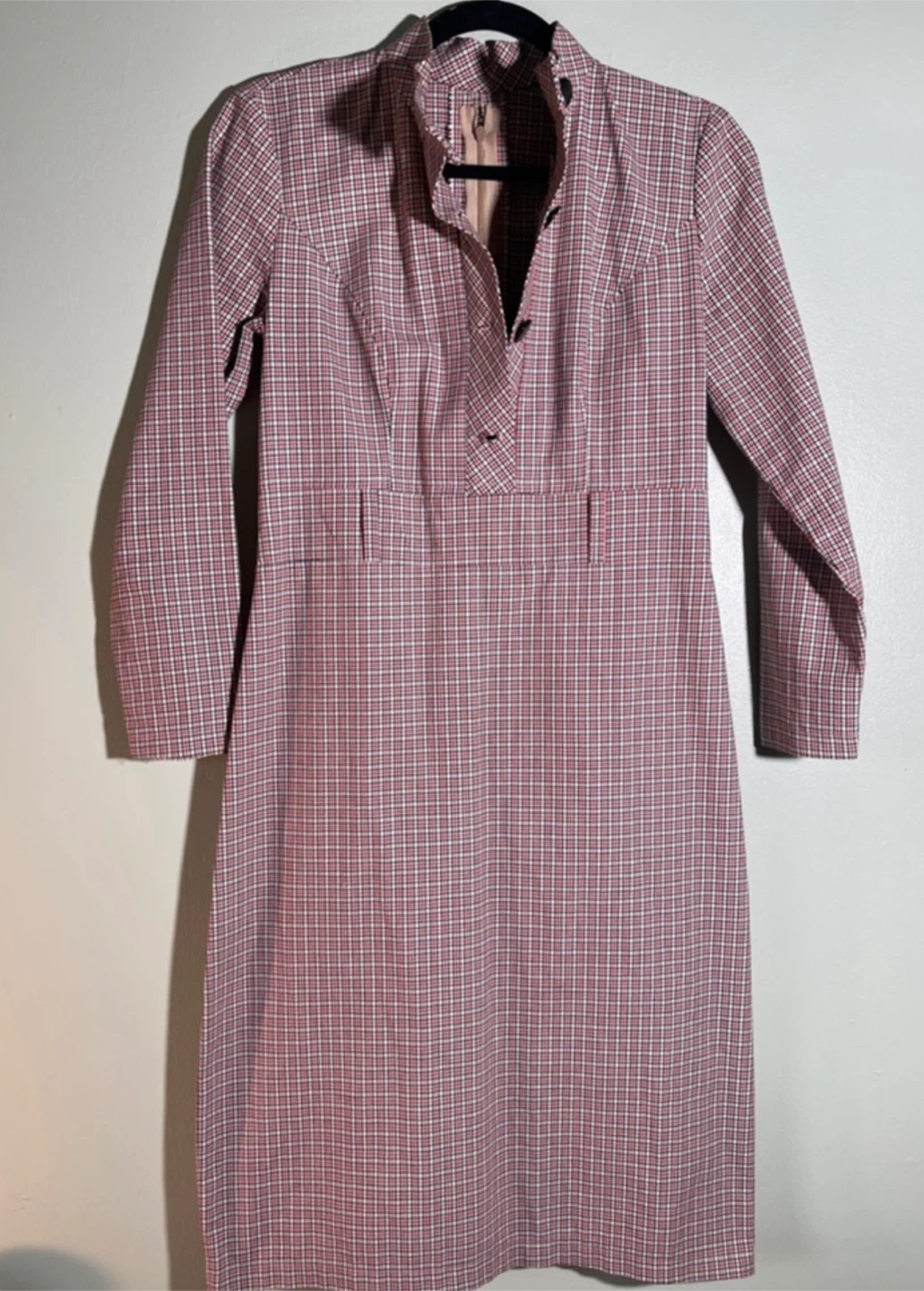 Vintage Handmade Plaid Dress