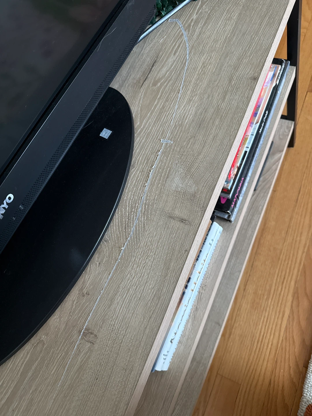 TV Stand with Shelves - photo 2